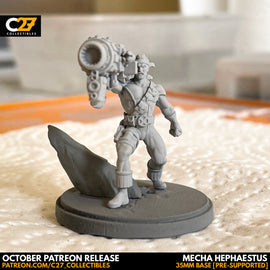 Mecha Hephaestus - Marvel Crisis Protocol - 3D Printed Miniature
