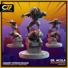 Dr Acula - Marvel Crisis Protocol - 3D Printed Miniature