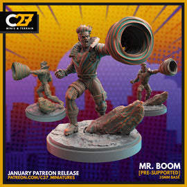 Mr Boom - Marvel Crisis Protocol - 3D Printed Miniature