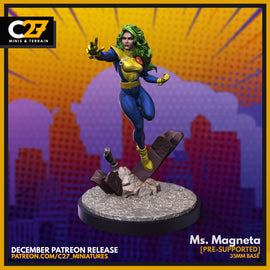 Ms Magneta - Marvel Crisis Protocol - 3D Printed Miniature