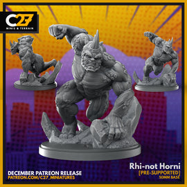 Rhi-not Horni - Marvel Crisis Protocol - 3D Printed Miniature