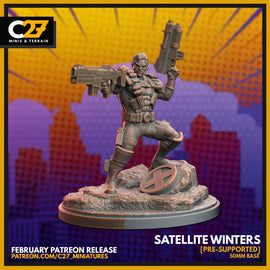 Satellite Winters - Marvel Crisis Protocol - 3D Printed Miniature