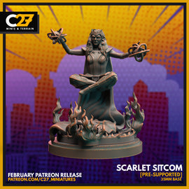 Scarlet Sitcom - Marvel Crisis Protocol - 3D Printed Miniature