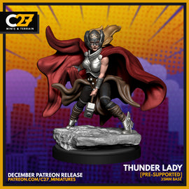Thunder Lady - Marvel Crisis Protocol - 3D Printed Miniature