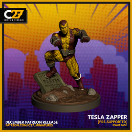 Tesla Zapper - Marvel Crisis Protocol - 3D Printed Miniature