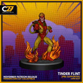 Tinder Flint - Marvel Crisis Protocol - 3D Printed Miniature