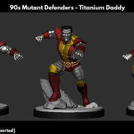 Titanium Daddy - Marvel Crisis Protocol - 3D Printed Miniature