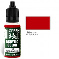 Acrylic Colour CUTTHROAT RED