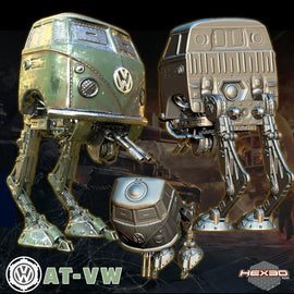 VW Camper morph Star Wars AT-AT (Unpainted) - 3DreamDesignsUK