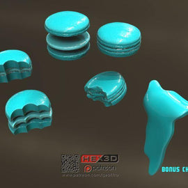 Space Macarons Prop Replica Cookies - 3DreamDesignsUK