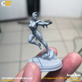 Jean Bae - Marvel Crisis Protocol - 3D Printed Miniature
