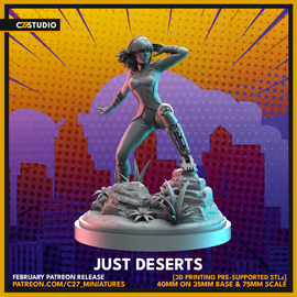 C27 Just Deserts - Marvel Crisis Protocol Proxy - 3D Printed Miniature