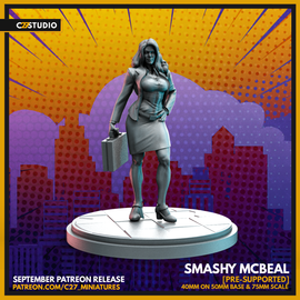 C27 Smashy McBeal - Marvel Crisis Protocol Proxy - 3D Printed Miniature