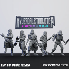 Purifier Troopers Melee - Star Wars Legion - galactic