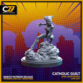 Catholic Guilt - Marvel Crisis Protocol - 3D Printed Miniature