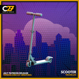 C27 Scooter - Marvel Crisis Protocol - 3D Printed Miniature