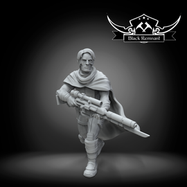 Two Face Bounty Hunter - Star Wars Legion Compatible - Black Remnant